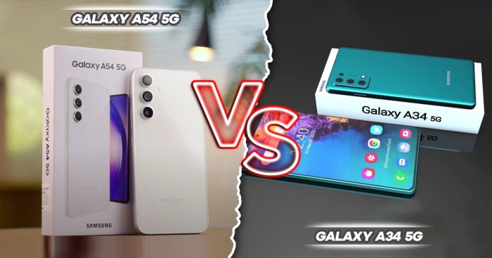 Perbedaan harga dan spesifikasi samsung a34 vs a54 terbaru