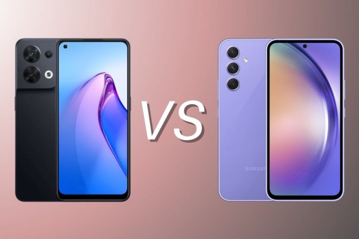 Kamera oppo reno 8 vs samsung a54 kualitas foto malam hari