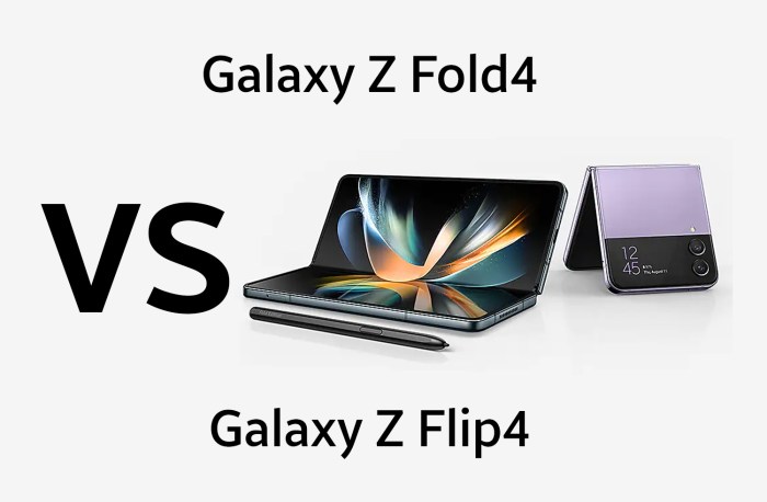 Bandingin harga samsung galaxy z fold4 vs z flip4 terbaru